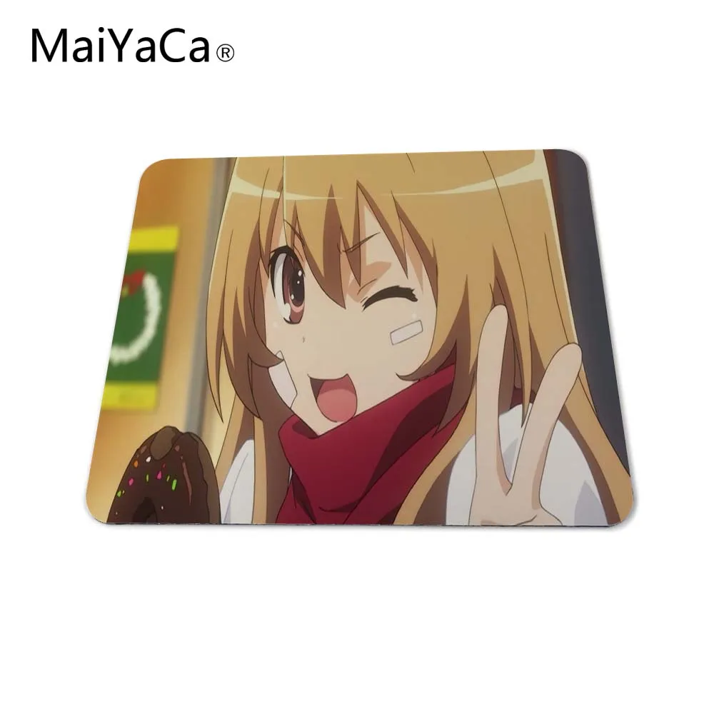 MaiYaCa taiga aisaka eating in toradora Новые поступления коврик для мыши Компьютерные коврики для мыши 18x22 см 20x25 см и 25x29 см