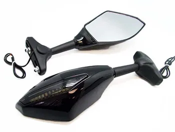 

Universal Smoke swing freely modified mirror LED Turn signals intergrated mirrors For SUZUKI GSXR 1000 2009-2012
