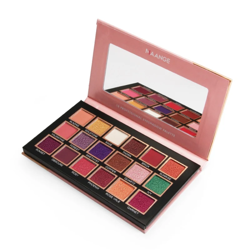18 цветов Ombretto Marmo Ombretto Impermeabile facile Indossare Lunga durata Ombretto palette