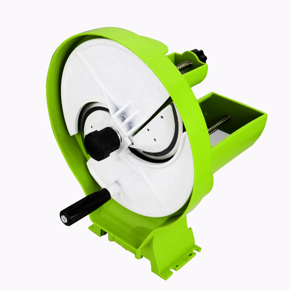  Manual Food Fruit Slicer Vertical Plastic Cylinder Knife Hand Shake Cutting Machine Fruit Vegetable - 33013176939