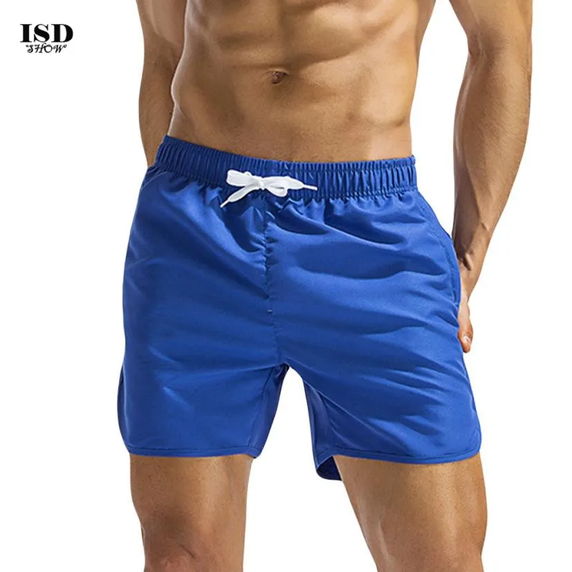 

KLV Plus Size Mens Breathable Swim Trunks Pants Swimwear Shorts Slim Wear Briefs Solid Beach Shorts shorts de plage #a35