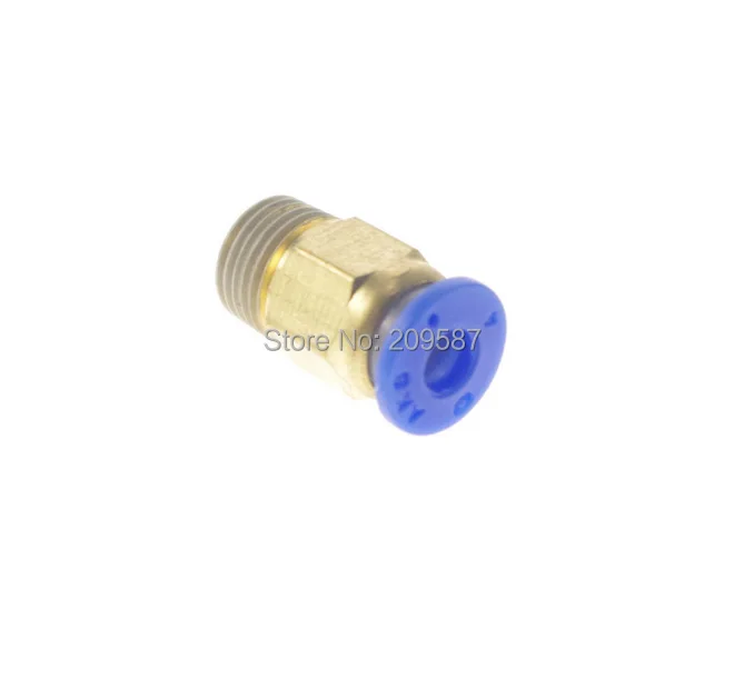 

LOT50 One Touch Push In Brass Tube Straight Union Connector Male BSPT 4mm to M5