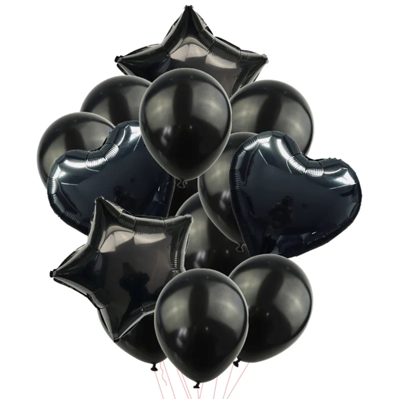 14pcs 12in Confetti Latex Balloons Multi 18in Helium Balloon Happy Birthday Party Decor Wedding Festival Balon Party Supplies