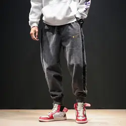Вельветовые брюки для мужчин свободные дамские шаровары японский уличная мужской modis хип хоп джоггеры hombre 2018 совместных Мода high street