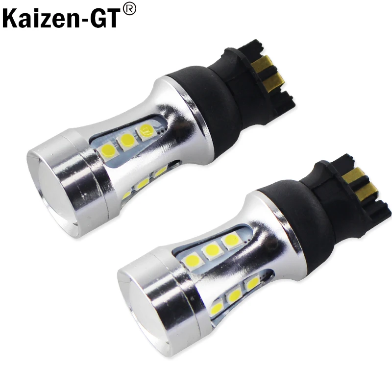 

2pcs Car PWY24W 6000k HID White CANbus Error Free PW24W LED Bulbs For BMW F30 3-Series VW MK7 Golf CC Halogen Trim DRL 12V
