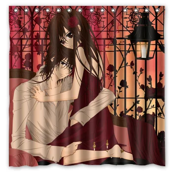 

Vampire Knight Shower Curtain Waterproof Fabric Curtain For The Bathroom Polyester Bath Screen Shower Room Product 180x180cm