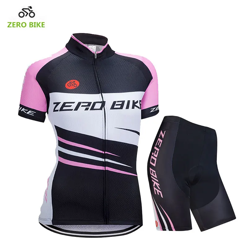 

ZEROBIKE 2018 Ropa Ciclismo Women's Cycling Jersey Sets Bicycle Wear Tops Shorts 4D Gel padded Short Pants Running Bike clothing