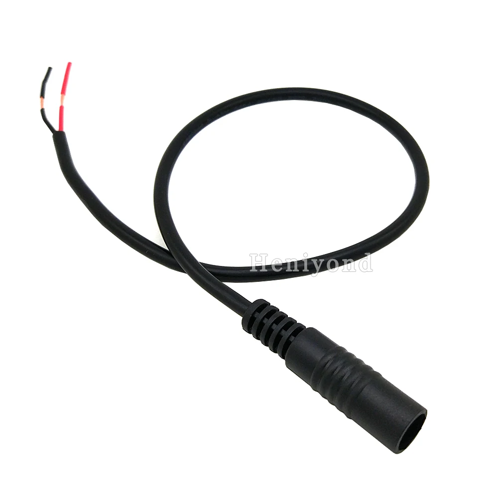 Free shipping 10Pcs 5.5 x 2.1mm famale DC Power Jack Connector Adapter Wire Cable 40cm For  led strip or cctv camera