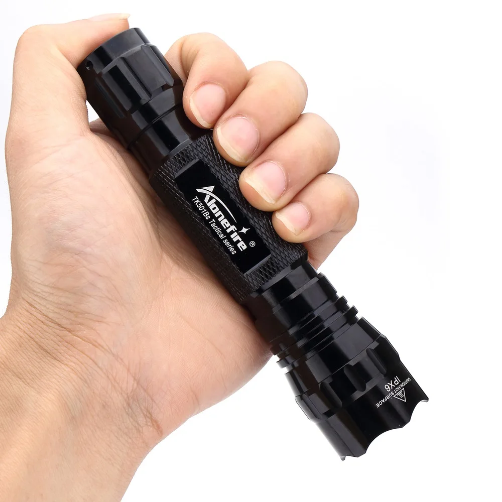 Тактический светодиодный фонарик AloneFire 501Bs CREE XML T6 L2 точечный светильник фонарь