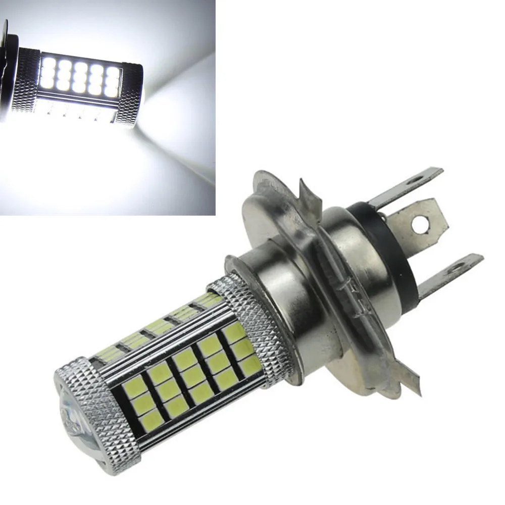 

Fog Light Car Vehicle Auto H4 HB2 2835 66 SMD High Low Beam Bulb Lamp For DRL 12V 9003 Bright Than 33 SMD Amber White red blue