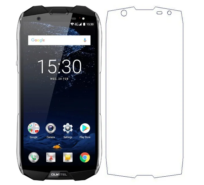 2 шт. для Oukitel WP5000 5," закаленное Стекло Oukitel WP5000 WP 5000 6 ГБ 64 ГБ Защита экрана для Oukitel WP5000 IP68 Стекло фильм
