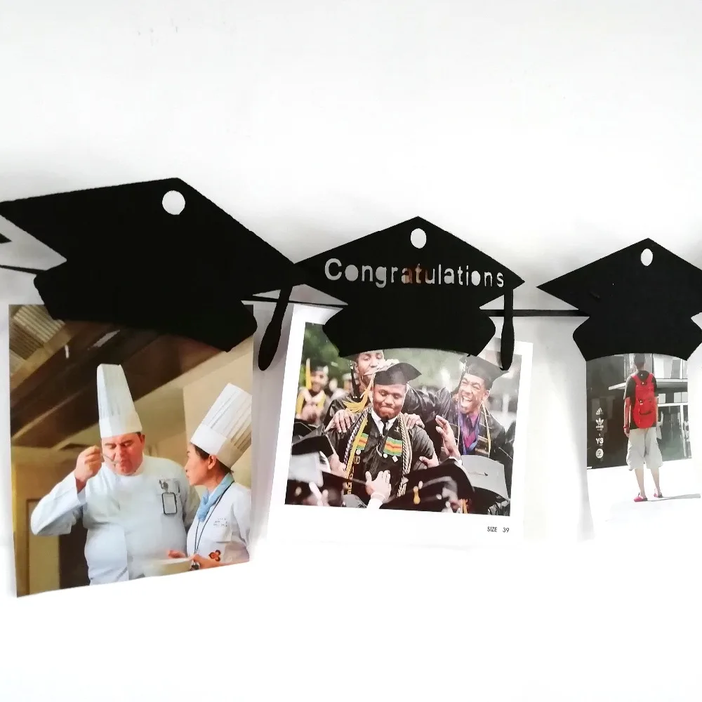 

Graduation Party Decoration Congratulation Photo Clips Formatura Laurea Party Colorful Feest Party Decor Decoration