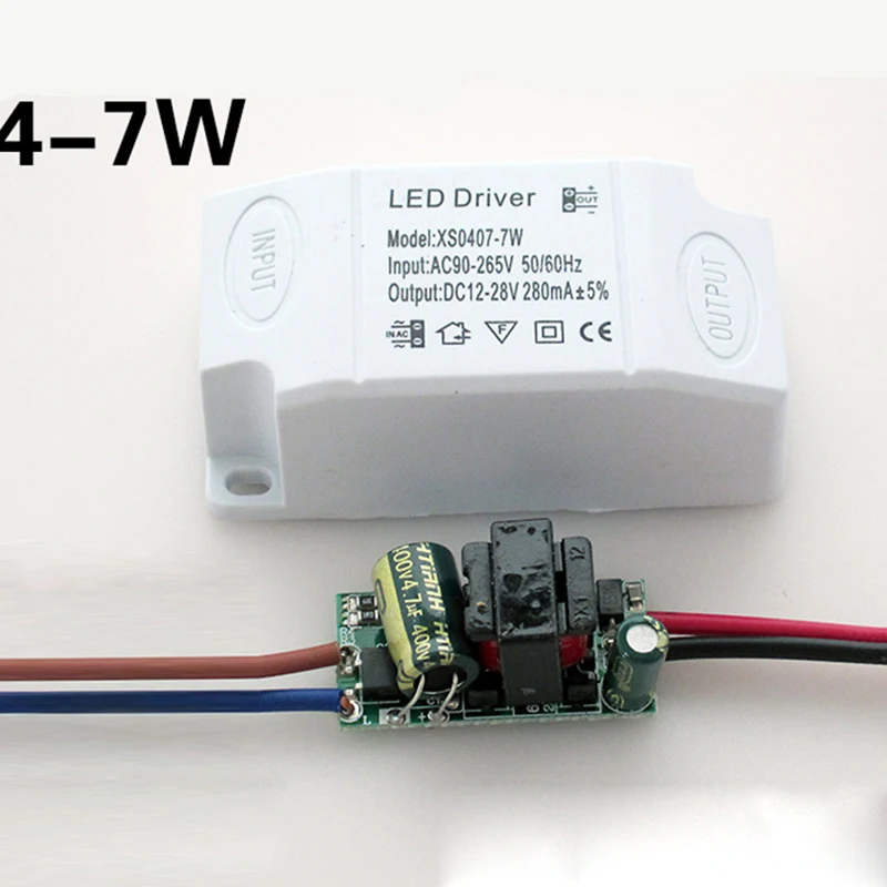 1x 3W-24 Вт блок питания Драйвер адаптер трансформатор переключатель для светодиодный