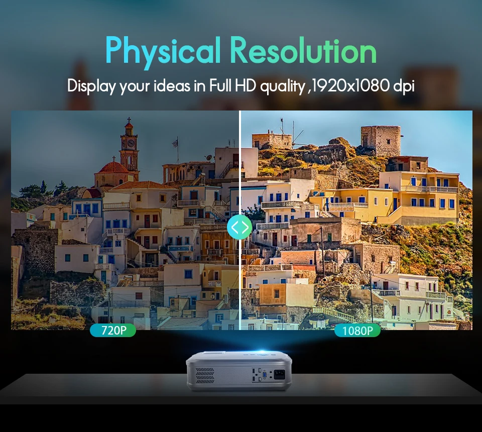 WZATCO Full HD 1080P проектор 200inchT58 Android 9,0 WiFi светодиодный проектор для домашнего кинотеатра HDMI PC видеоигры мобильный проектор