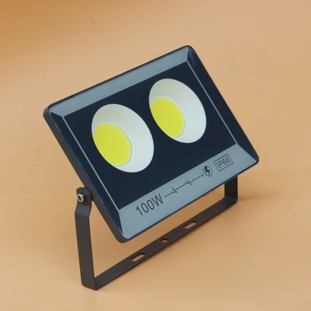 

LED Flood Light 100W, Super Bright Stadium Lights, Outdoor Parking Lot Shoebox Arena Perimeter and Security Lighting fixtures,