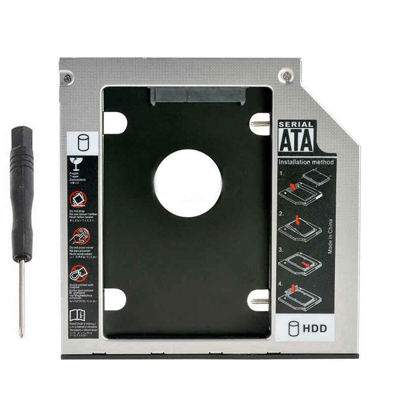 SATA III 2nd жесткий диск Caddy Bay адаптер для Lenovo ThinkPad T400 T410S T400S T500S T420S T430S u400 U450 ноутбука |