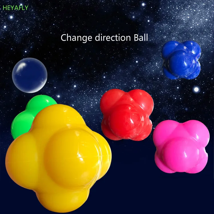 Six angle reaction ball agility training increasing reaction speed