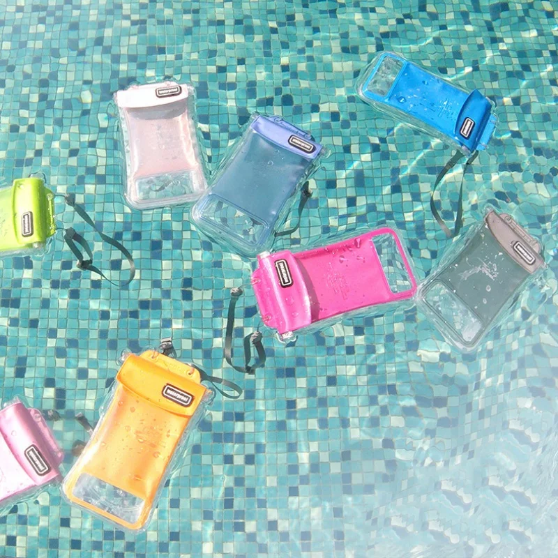 

Summer Cell Phone Swim Bags Transparent Waterproof Swimming Case For Cell Phone Sealed Pack Underwater Cell Phone Pouch Dry Bag