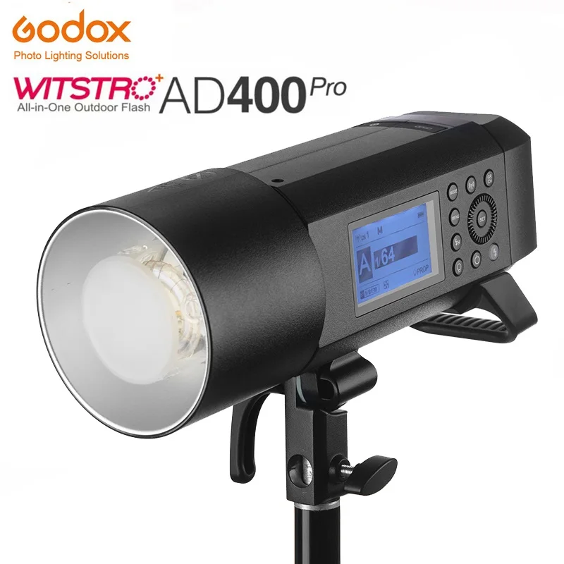 

In stock!!Godox AD400 Pro WITSTRO All-in-One Outdoor Flash AD400Pro Li-on Battery TTL HSS with Built-in 2.4G Wireless X System