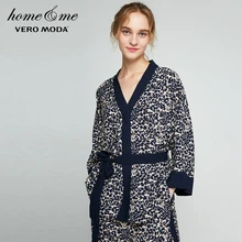 Vero Moda домашний топ с леопардовым принтом на талии и открытыми плечами | 3174P9502