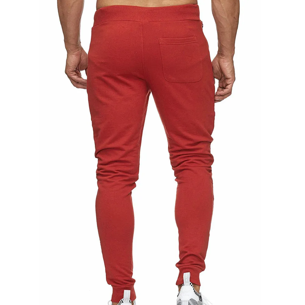 Для мужчин s узкие стрейч джинсовые штаны модные комбинезоны с карманами повседневное карман Спорт работы брюк Z0312