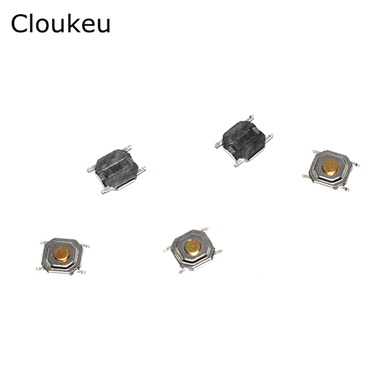 50 шт медный SMD 4x4 тактовый кнопочный переключатель 4*4*1 5 мм 1 6/1 7/1
