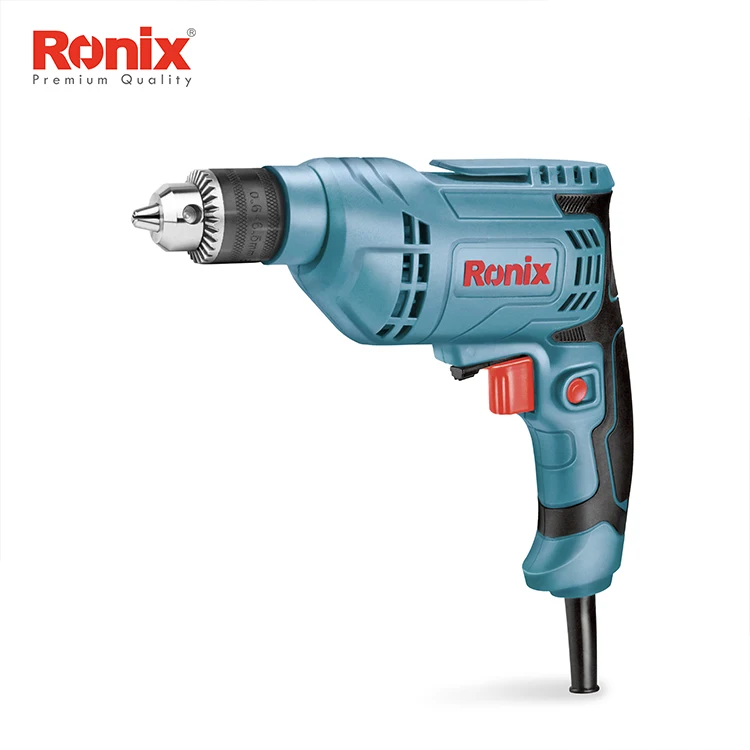 

Ronix Free Shipping High Quality 220V 400W Mini Electric Drill 6.5mm One Year Warranty Electric Drill Machine Model 2107