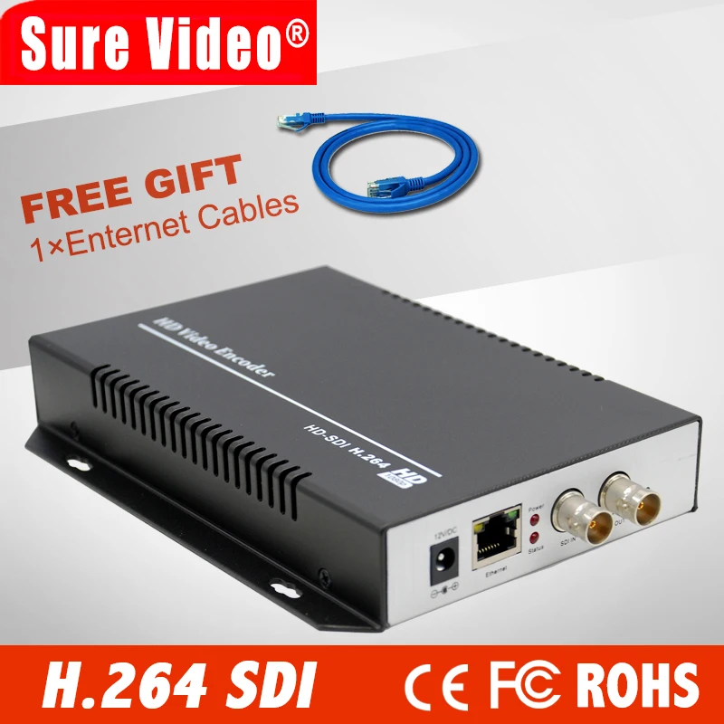 H.264 HD 3G SDI To IP Streaming Video Encoder With HTTP /RTSP /RTMP