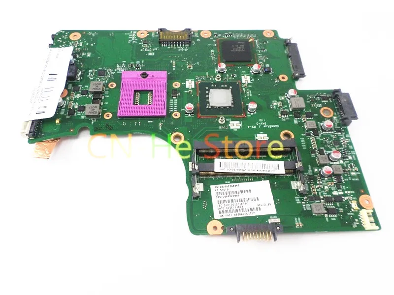 

Материнская плата для ноутбука Toshiba Satellite C665 V000225080 1310A2368302 DDR2 GL40, встроенная графика