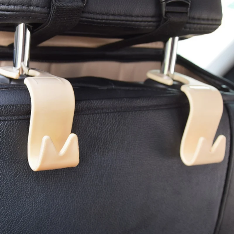 Universal Headrest Mount Storage Hooks Car Seat Back Hooks Hangers