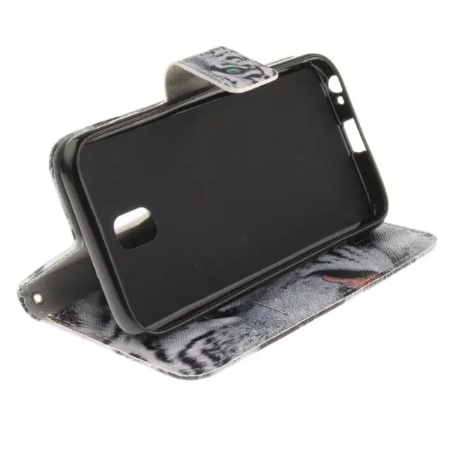 Чехол Etui для Samsung Galaxy J7 2017 EU Ver. Coque тигр картина с изображением девушки чехол