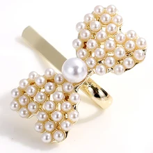 1 шт. Золотой Цвет Модный с жемчугом ручной работы имитация заколки для волос заколка палочка, Шпилька для волос аксессуары для укладки волос для женщин девочек