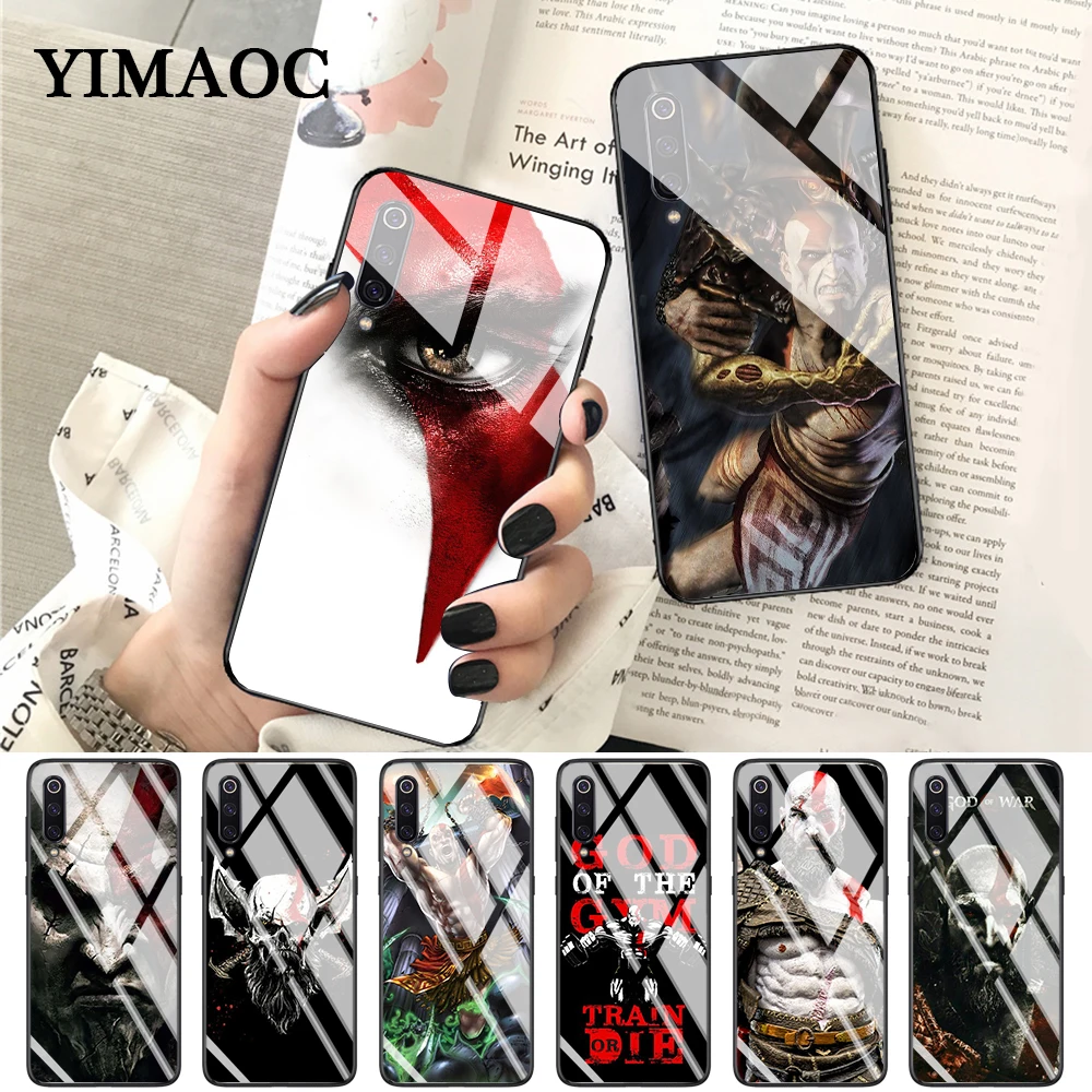 YIMAOC God Of War 4 Стекло чехол для Xiaomi Redmi 4x 6A Примечание 5 6 7 Pro mi 8 9 Lite A1 A2 F1 |