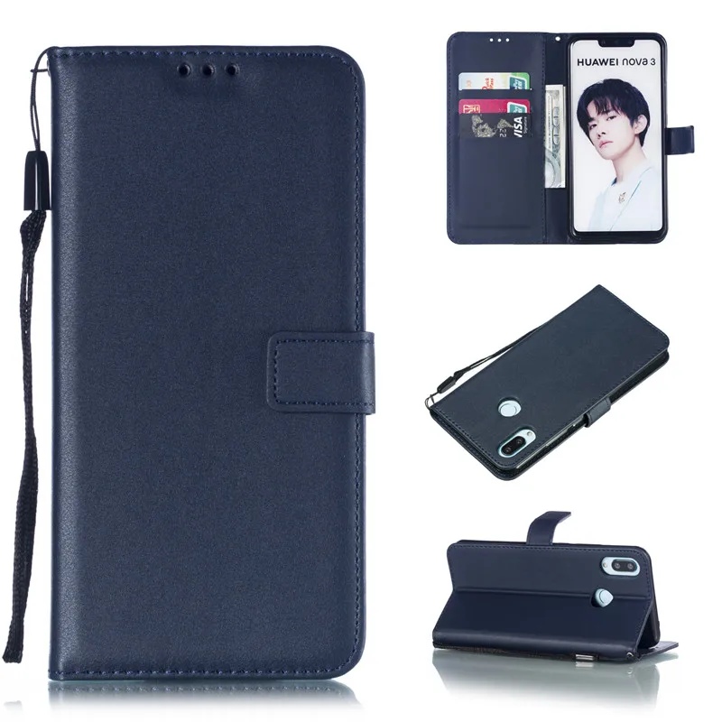 Flip Case For Huawei P Smart Plus 6.3 inch Case For Huawei Nova 3i Cover Wallet Leather Case Fundas For P Smart Plus Nova 3i  (5)
