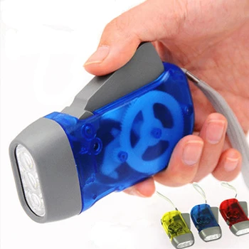 

Battery-Free Product Manual Generator 3 LED dynamo Traveling Torch Light Hand Pressing Flashlights Camping Lights