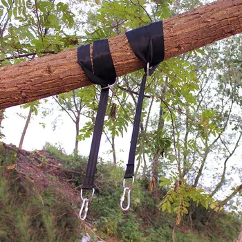 

Tree Swing Hanging Straps with Safer Lock Snap Carabiner Hooks Portable for Hammocks BHD2