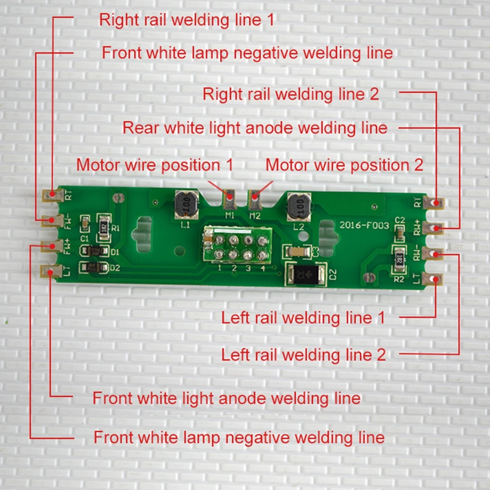 HO 1/87 масштабная модель поезда распределительная плата с статусными светодиодами для моделирования напряжения постоянного и переменного тока