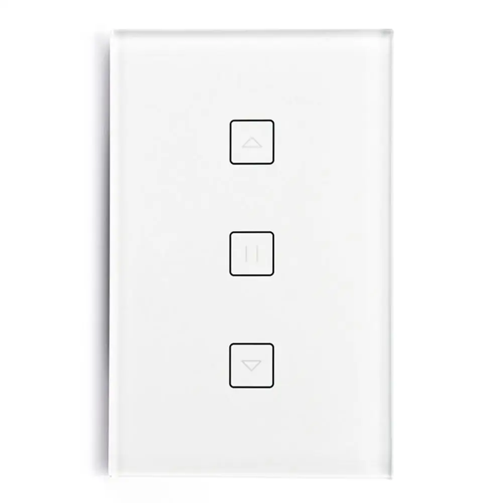 

Wifi Curtain Switch Panel Smart Switch EU/US Type 100-240V 50/60Hz 10A For Google Home Alexa Wifi Support APP