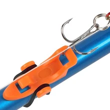 Наружные рыболовные крючки, безопасная рыболовная Подвеска для приманки, аксессуары, профессиональный спортивный держатель, устройство для наживки, удочка, крюк, хранитель ABS