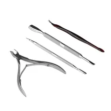 Нержавеющая сталь ногтей щипчики для кутикул инструмент для удаления Маникюрные щипчики кроя комплект X90825Down