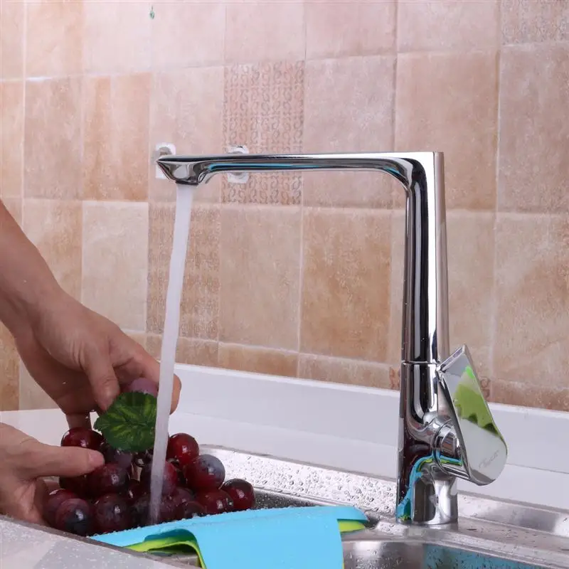 TAPCET Кухня Ванная комната кран раковины одной ручкой Hot/холодной воды смесители бассейна Керамика клапан палубе крепление Медь тела кран