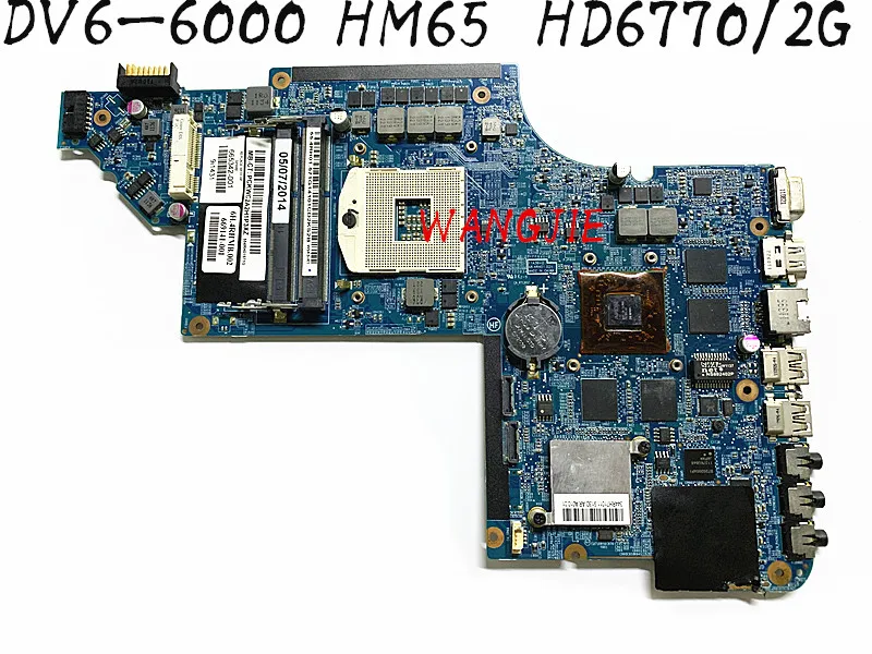 

FOR HP Pavilion DV6T DV6-6000 Laptop Motherboard 665342-001 HM65 HD6770/2G GPU 100% fully tested