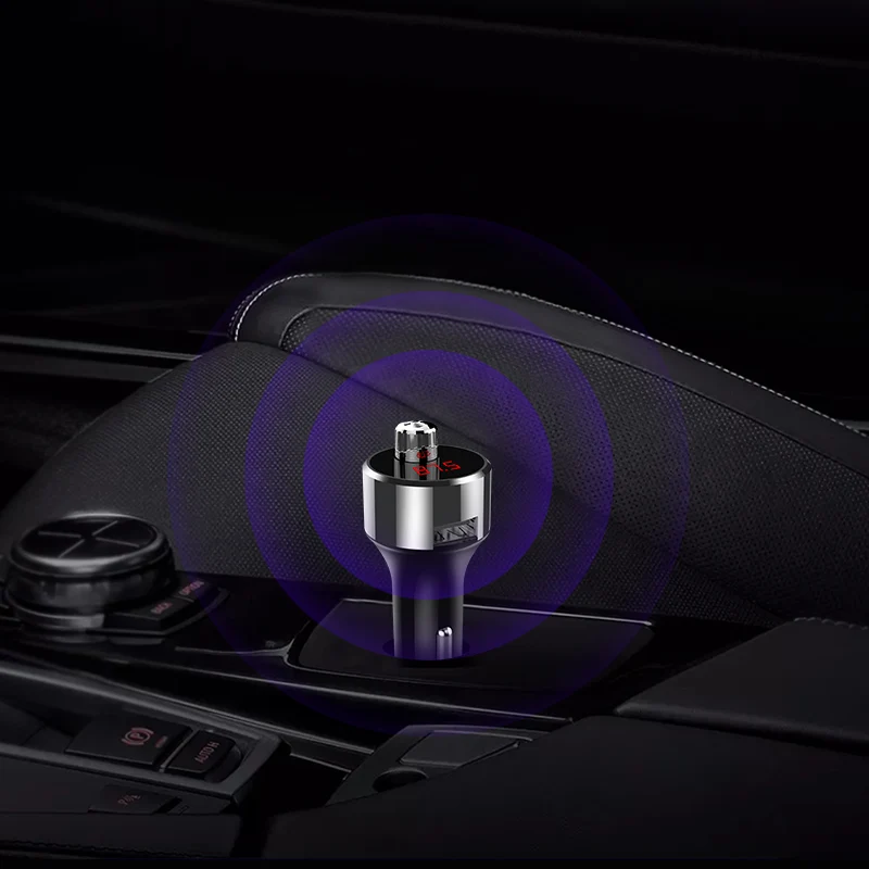 MEIDI автомобиля Bluetooth FM передатчик Радио адаптер Автомобильный MP3-плеер устройство для автомобиля с двумя портами USB Зарядное устройство автомобильного комплекта громкой связи
