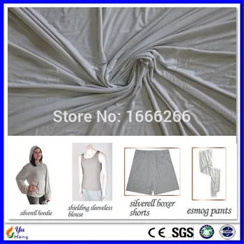 

Bamboo fixed silver fabric using for clothes