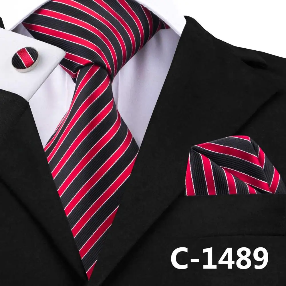 C-534 Hi-Tie Модные синие зеленые градиентные мужские галстуки s шеи галстуки Геометрические жаккардовые шелковые галстуки для мужчин костюмы 8,5 см мягкие корбаты - Цвет: C-1489