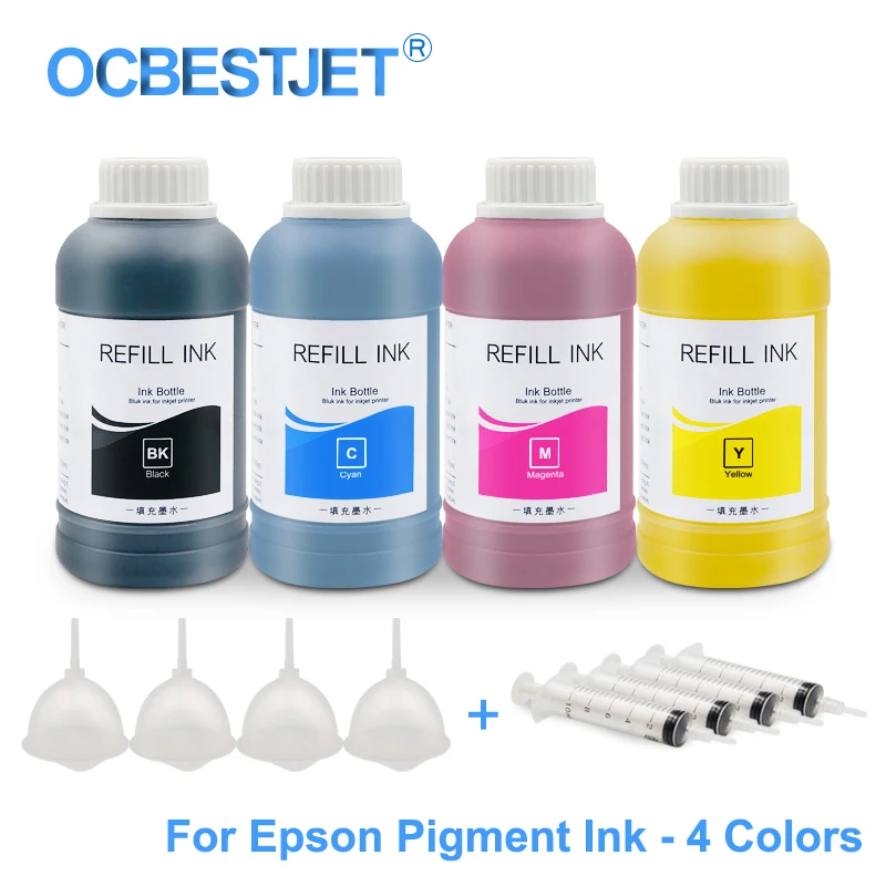 

4x250ML Universal Pigment Ink Refill Ink Kit For Epson S30600 S30670 Stylus Pro 7800 9800 7880 9880 7600 9600 4000 4800 4880