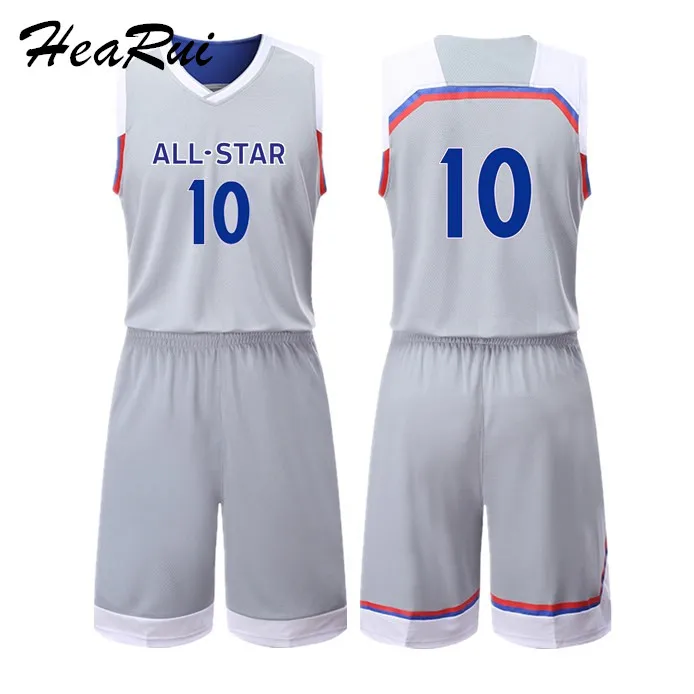 2017 de Los Hombres Camisetas de Baloncesto Juvenil Profesional Juego de Entrenamiento Uniformes del Equipo de baloncesto Retroceso baloncesto Jersey de Encargo en blanco