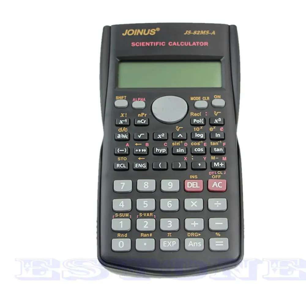 وظيفة جديدة حاسبة 82MS-A العرض الرقمية lcd المحمولة متعددة الوظائف 2-Line الحاسبة العلمية الجملة dn001