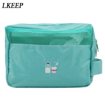 

Portable Oxford Cloth Travel Bags Make Up Organizer Bag for Women Men Casual Multifunctional Cosmetic Makeup Toiletry Storage
