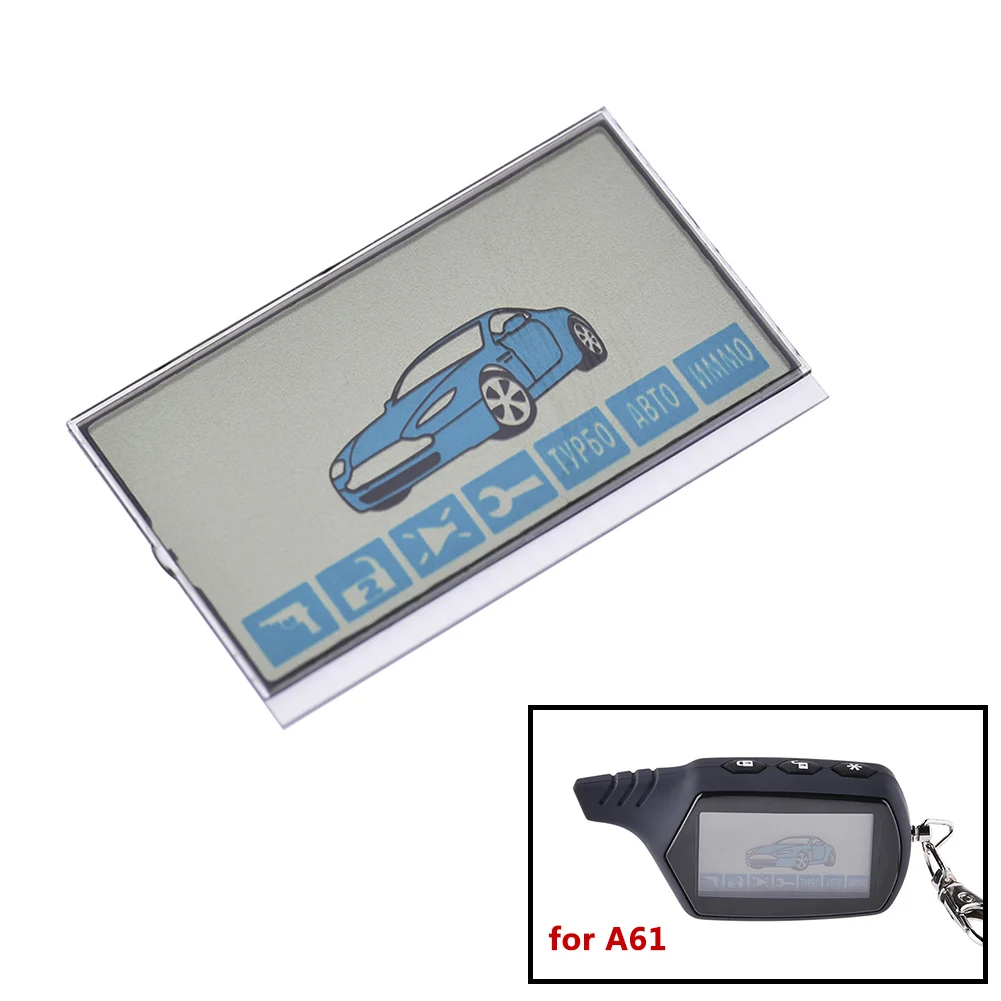 [] A61 Автомобильная сигнализация с дистанционным управлением, ЖК-экран, стекло, HD дисплей, 2 способа, Автомобильная сигнализация, контрольная система для Starline A61